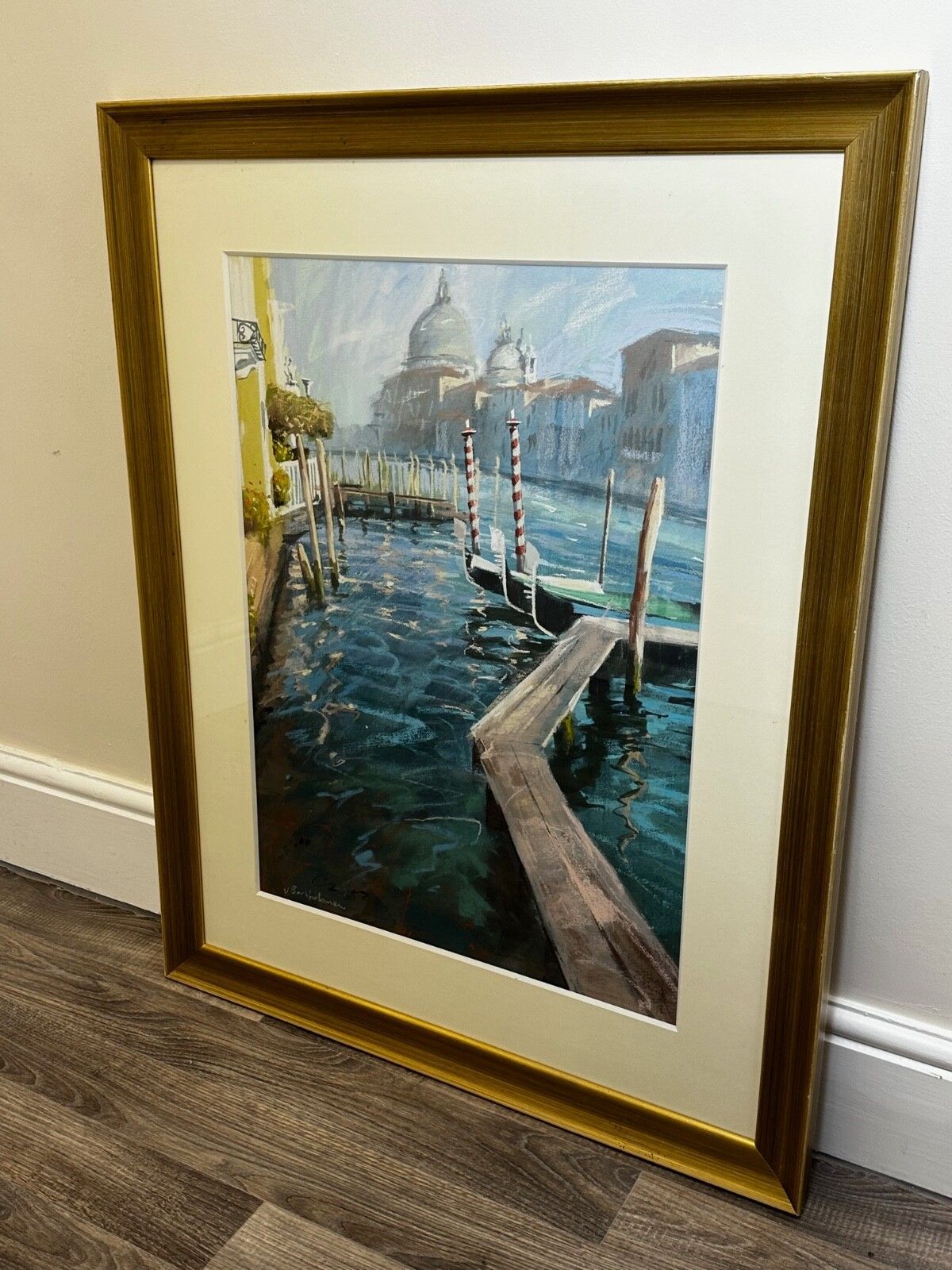 photo furniture James Bartholomew RSMA, Marineschilderij "The Grand Canal & San Salute"