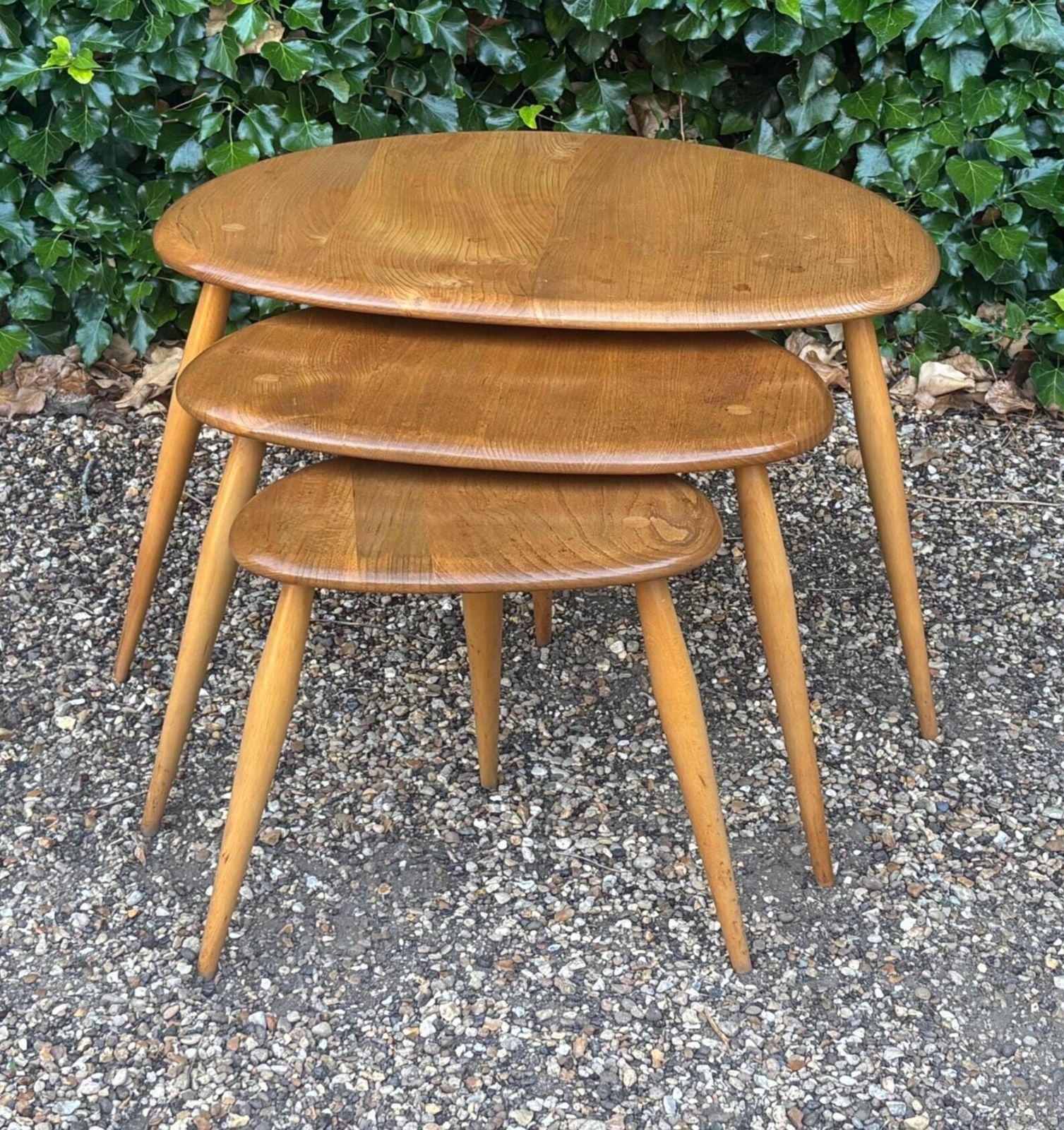 Pebble Nest Of Tables By Lucian Ercolani For Ercol photo for sale