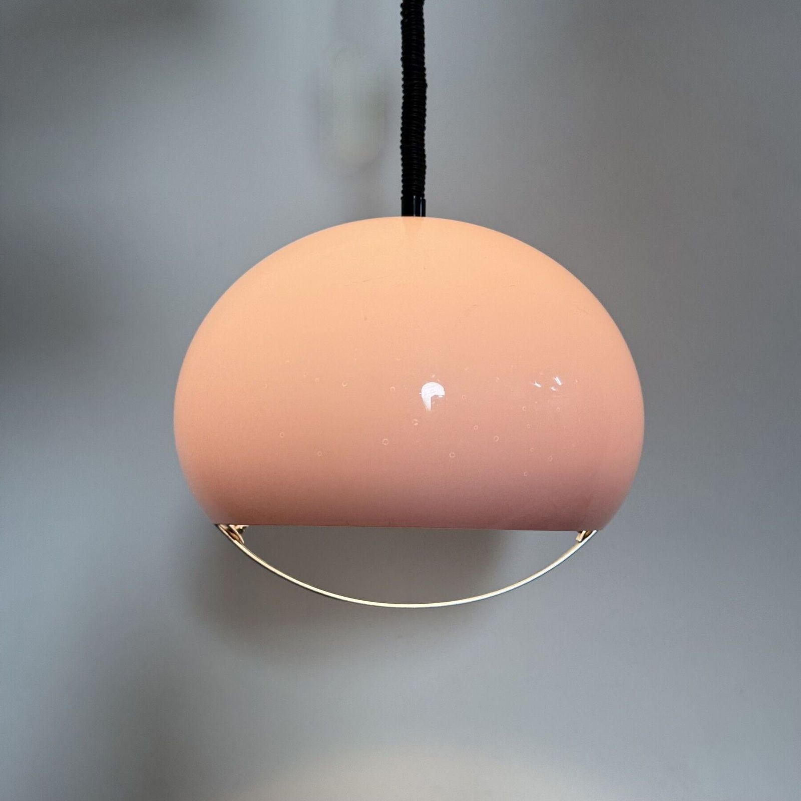 Mid-Century hanglamp van paars kunststof, Harvey Guzzini voor Meblo, jaren 1970 photo vinterior