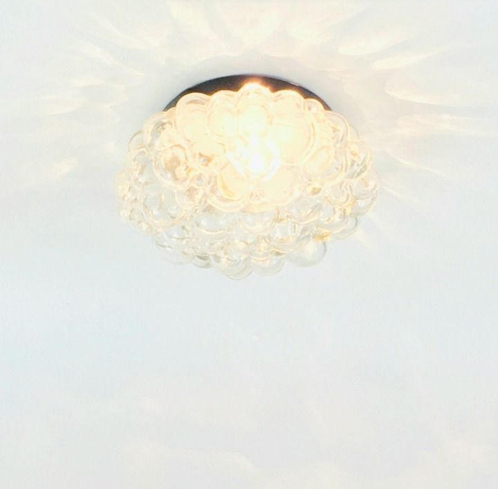Mid Century Space Age Bubble Glass Ceiling Light By Helena Tynell For Limburg, Germany, 1960s/1970s photo Lighting