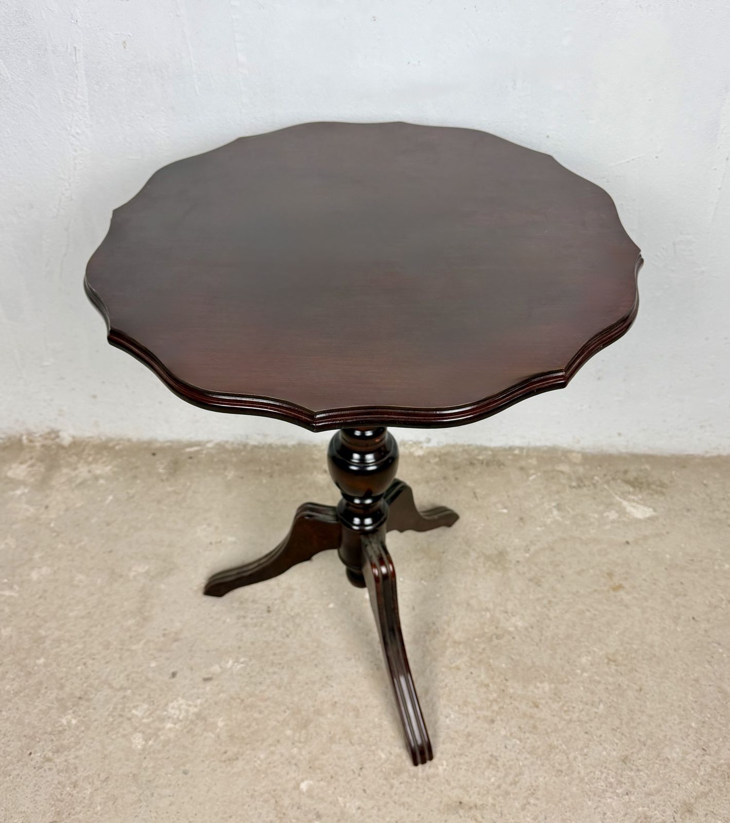 English Tilt Top Side Table, Mid 20th Century photo for sale