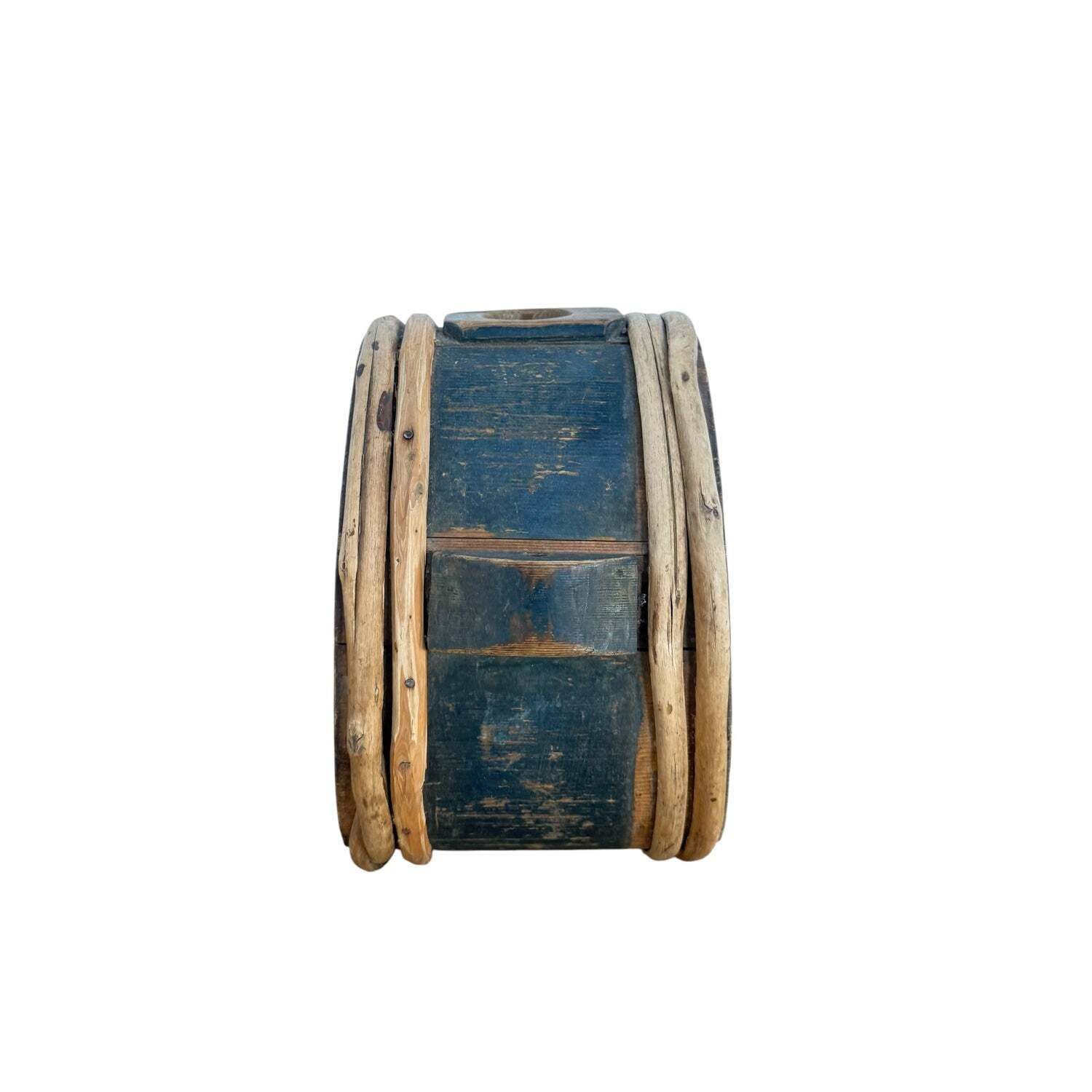 Antieke Zweedse houten veldfles, gedateerd 1847 photo 70.0