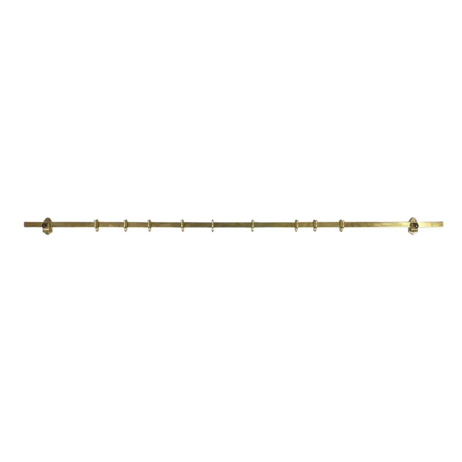 Franse antieke messing pannenrek Paris photo furniture