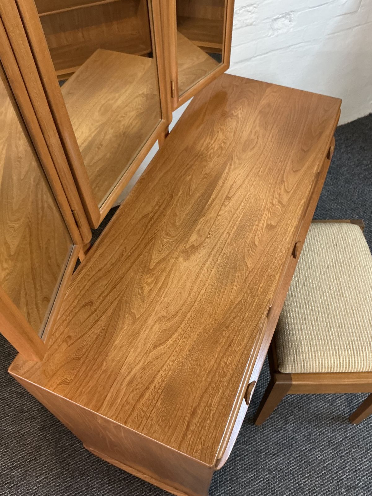 Ercol Windsor Dressing Table In Light Finish. photo vintage