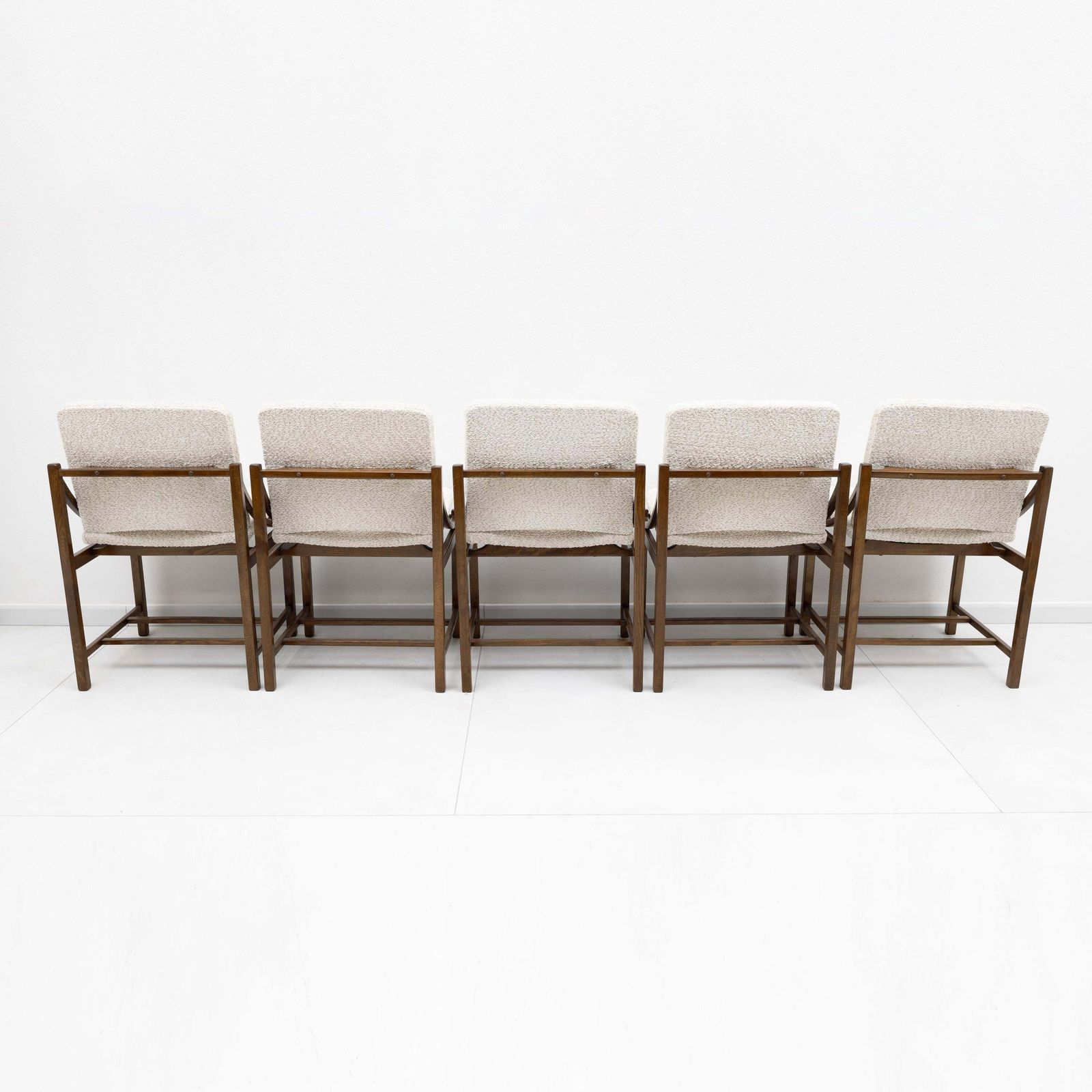 Set van vijf Vittorio Rossi eetkamerstoelen voor Lorenzon Italia, jaren 1960 photo vinterior