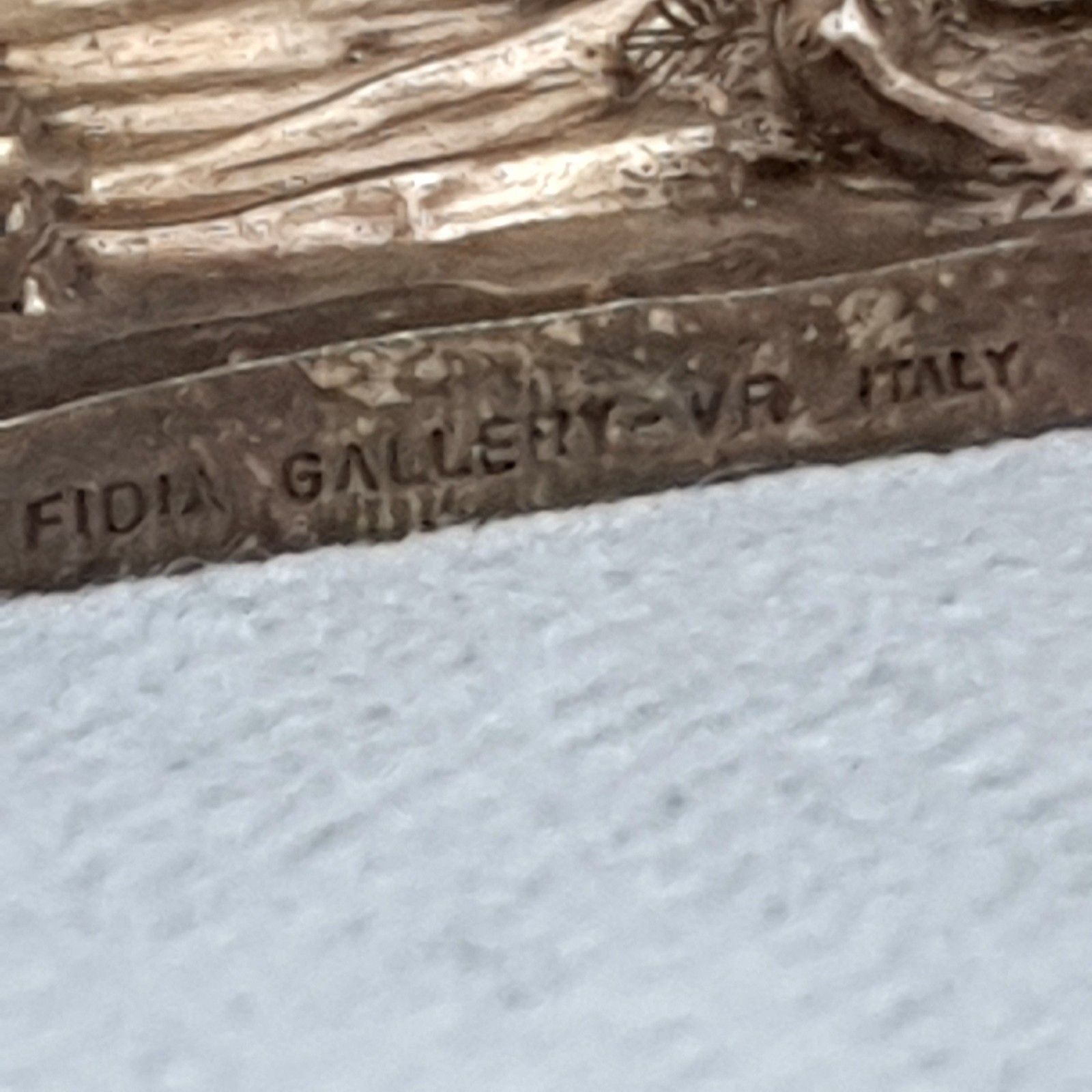 Kunst Fidia Gallery 925 Zilver Adam & Eva Hildesheim Bernward Deur 24,5 cm Vierkant C90s photo