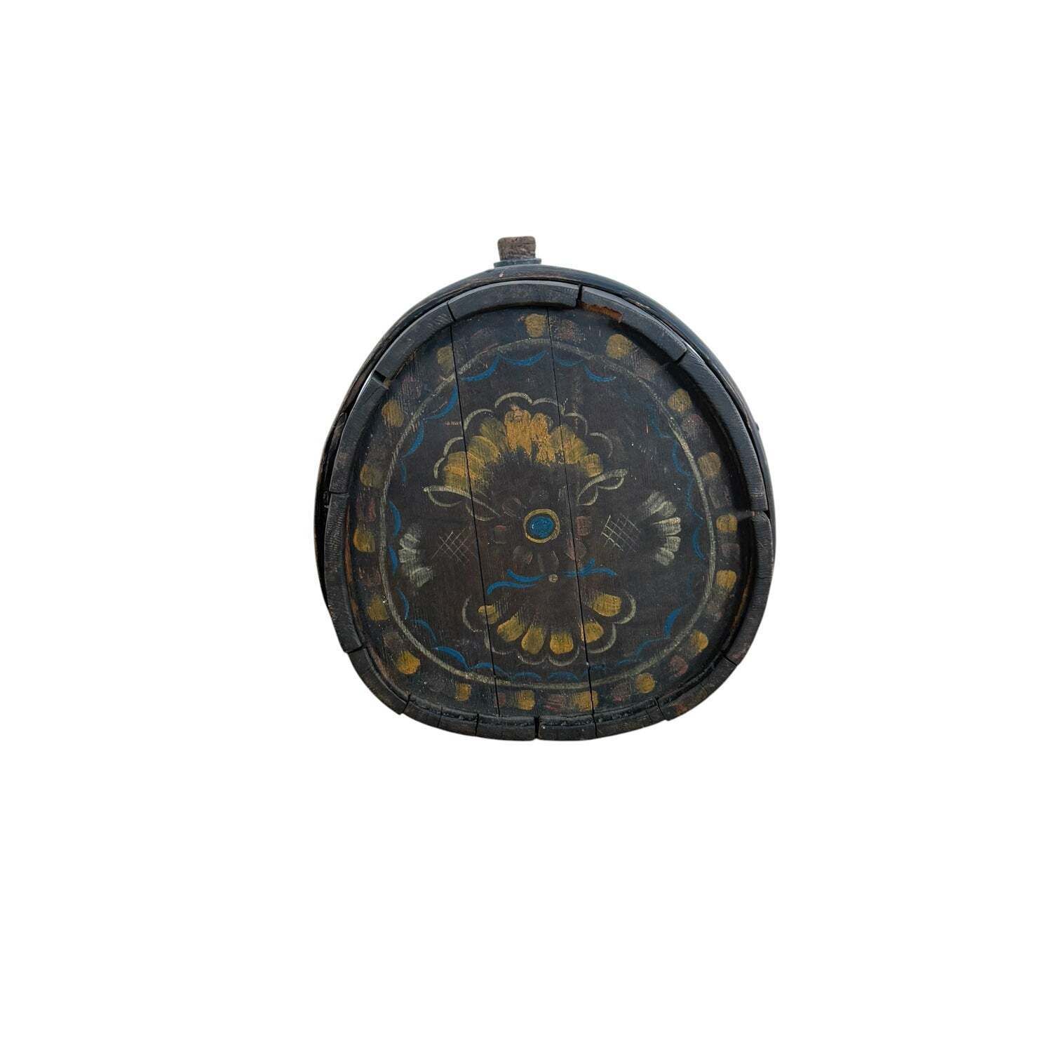 Antieke Zweedse houten veldfles, gedateerd 1773 photo 70.0
