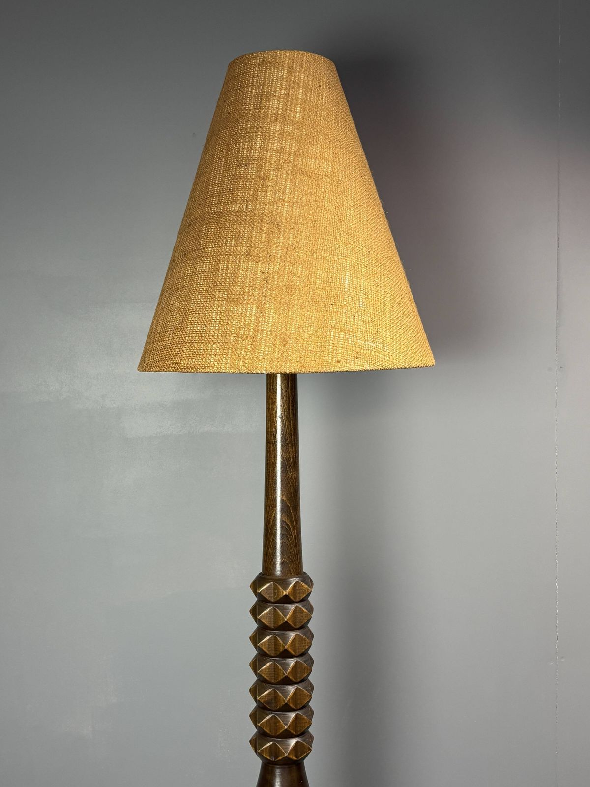Lampadaire Brutalist mid-century dans le style de Charles Dudouyt, années 1950 photo buy