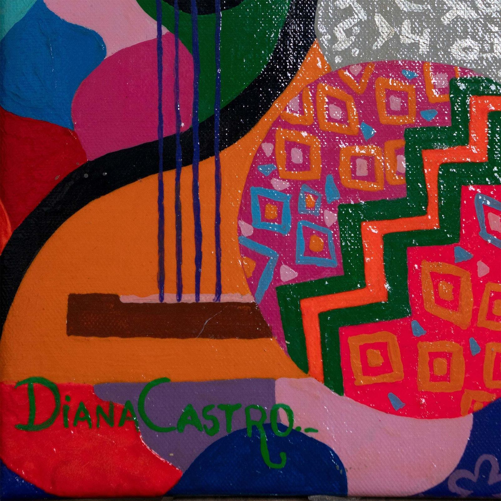 Portret met tropische motieven – Diana Castro photo Kunst