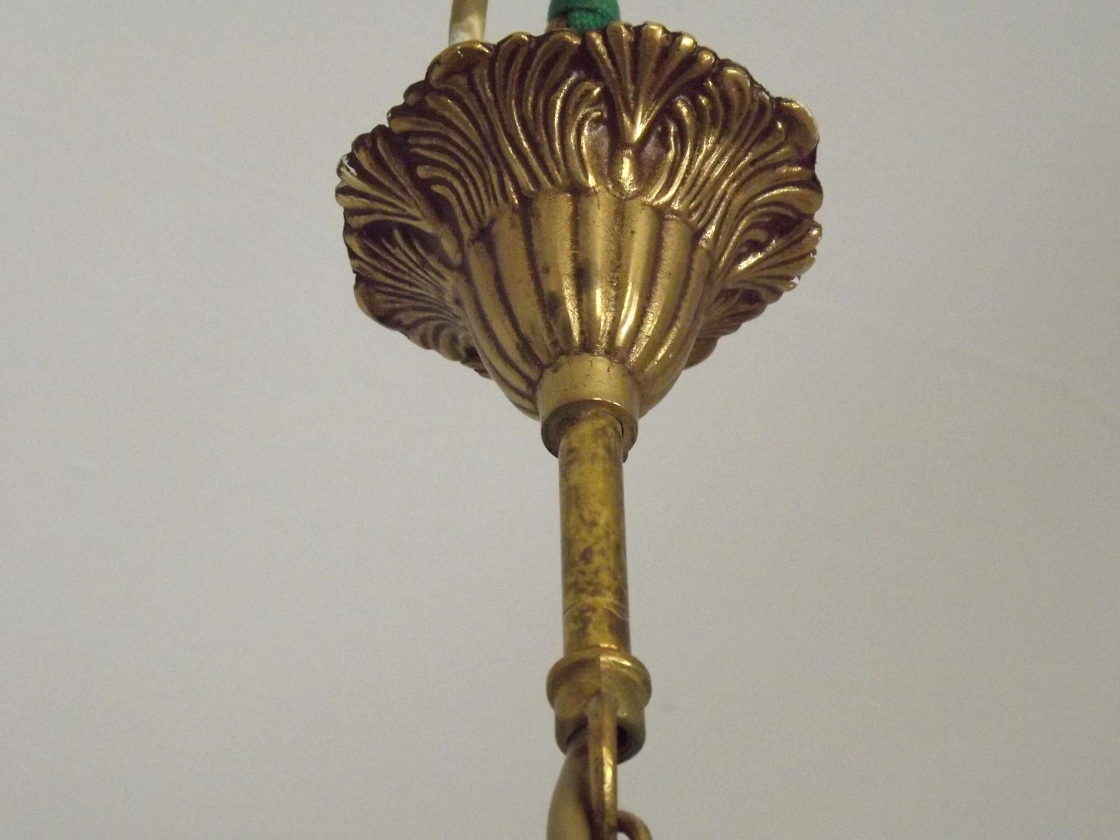 photo vinterior Franse bronzen kroonluchter – Traditionele mid-century stijl, 5 lichtpunten