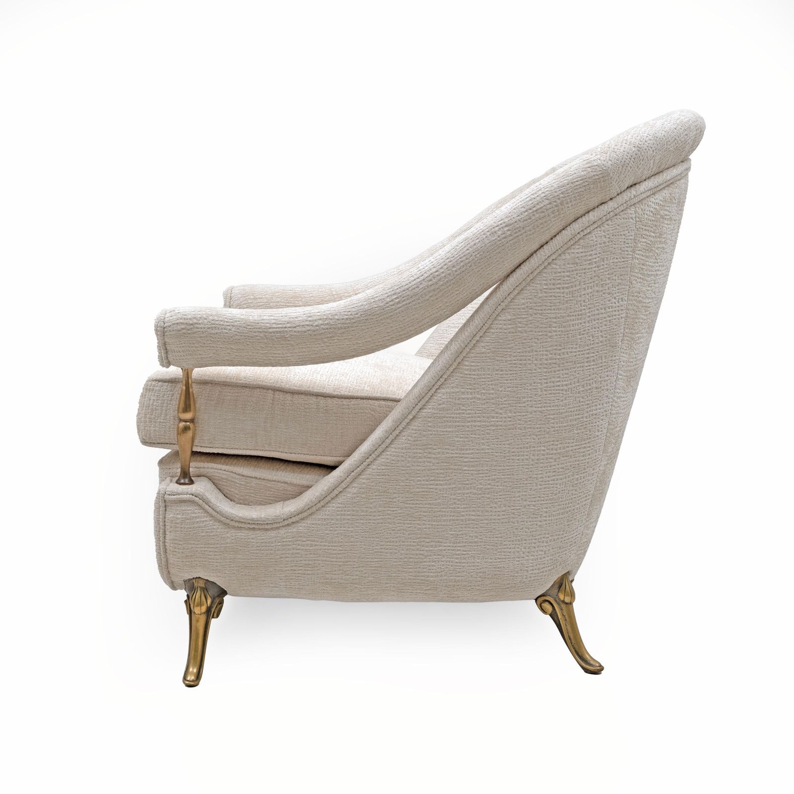 Furniture French Art Deco Sofa And Two Armchairs, 1950s. photo