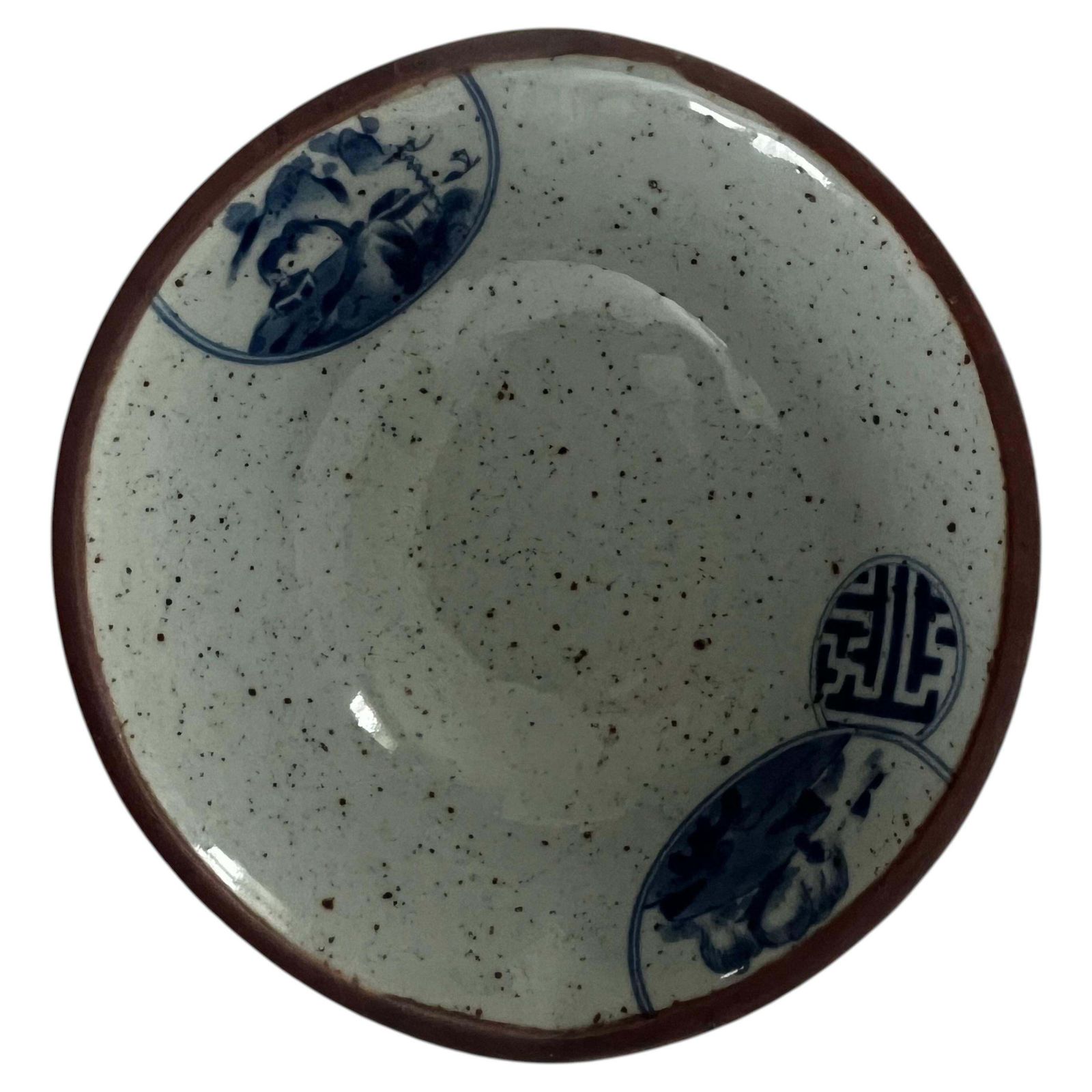 Met de hand beschilderde Japanse stoneware schaal van Morioka Kasho III, ca. 1970 photo furniture