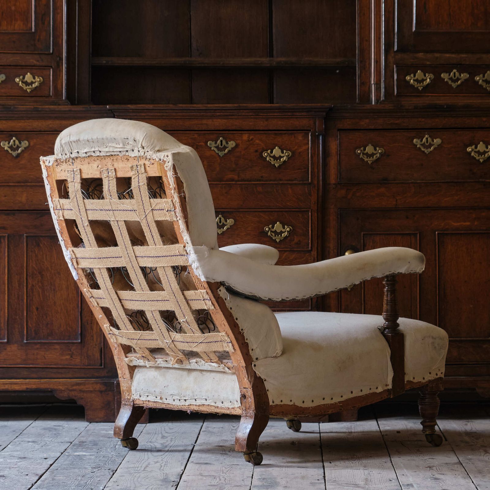 photo buy Antique Hampton & Sons Open Armchair