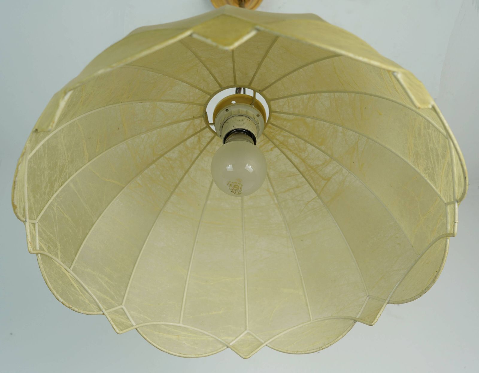 photo buy Moderne cocoonvormige hanglamp uit de mid-century periode, jaren 1970