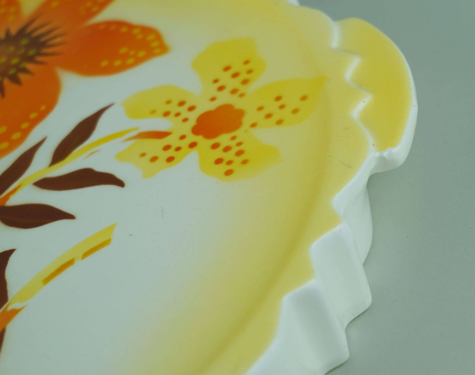 Page 1 Of 14 Cake Plate By Th. Paetsch Floral Spray Painted Decoration Art Deco photo 85.0