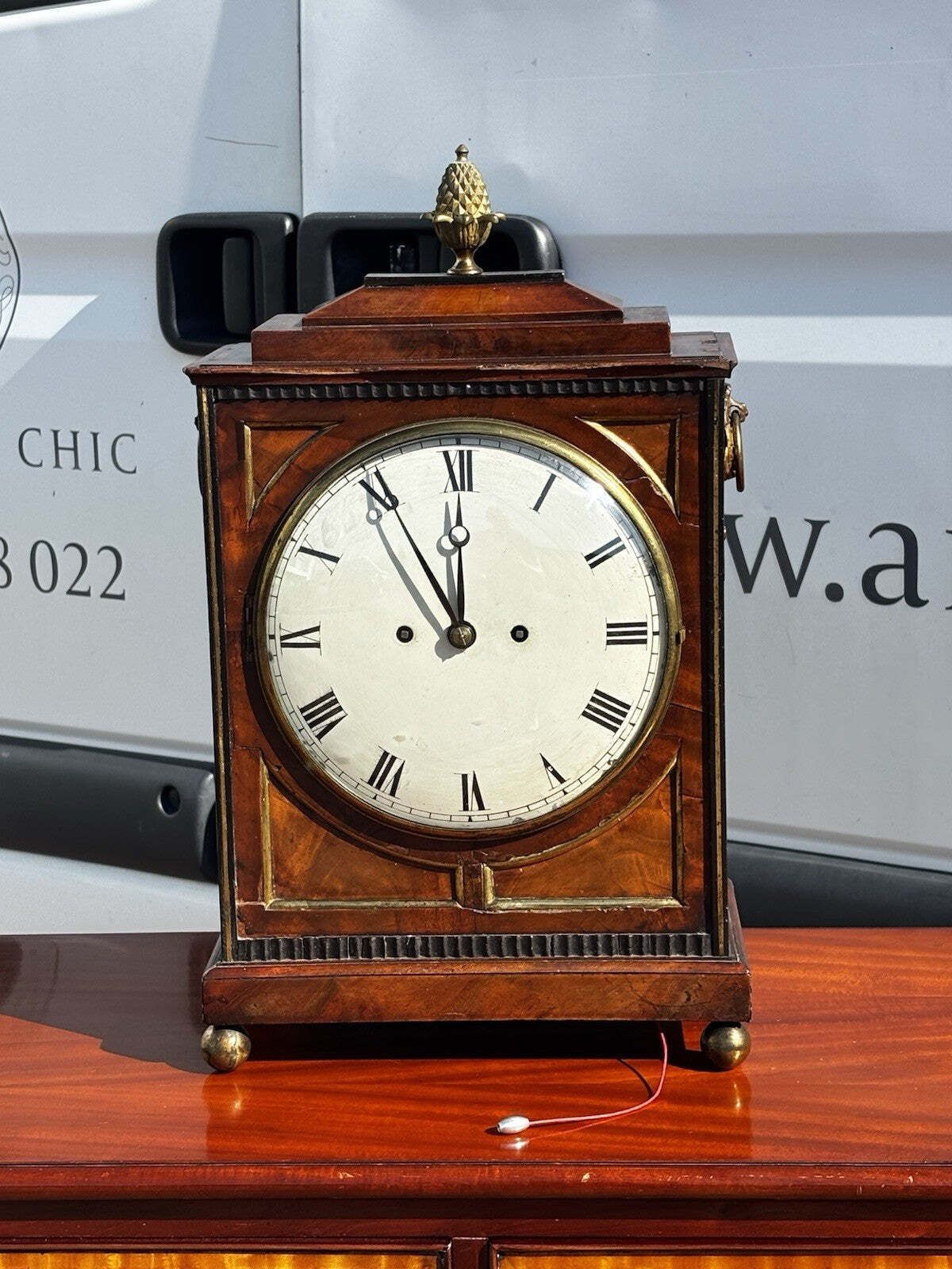 Regency Mahogany Fusee Bracket Clock , Circa 1820, By Alex Mitchell Of Glasgow. photo furniture