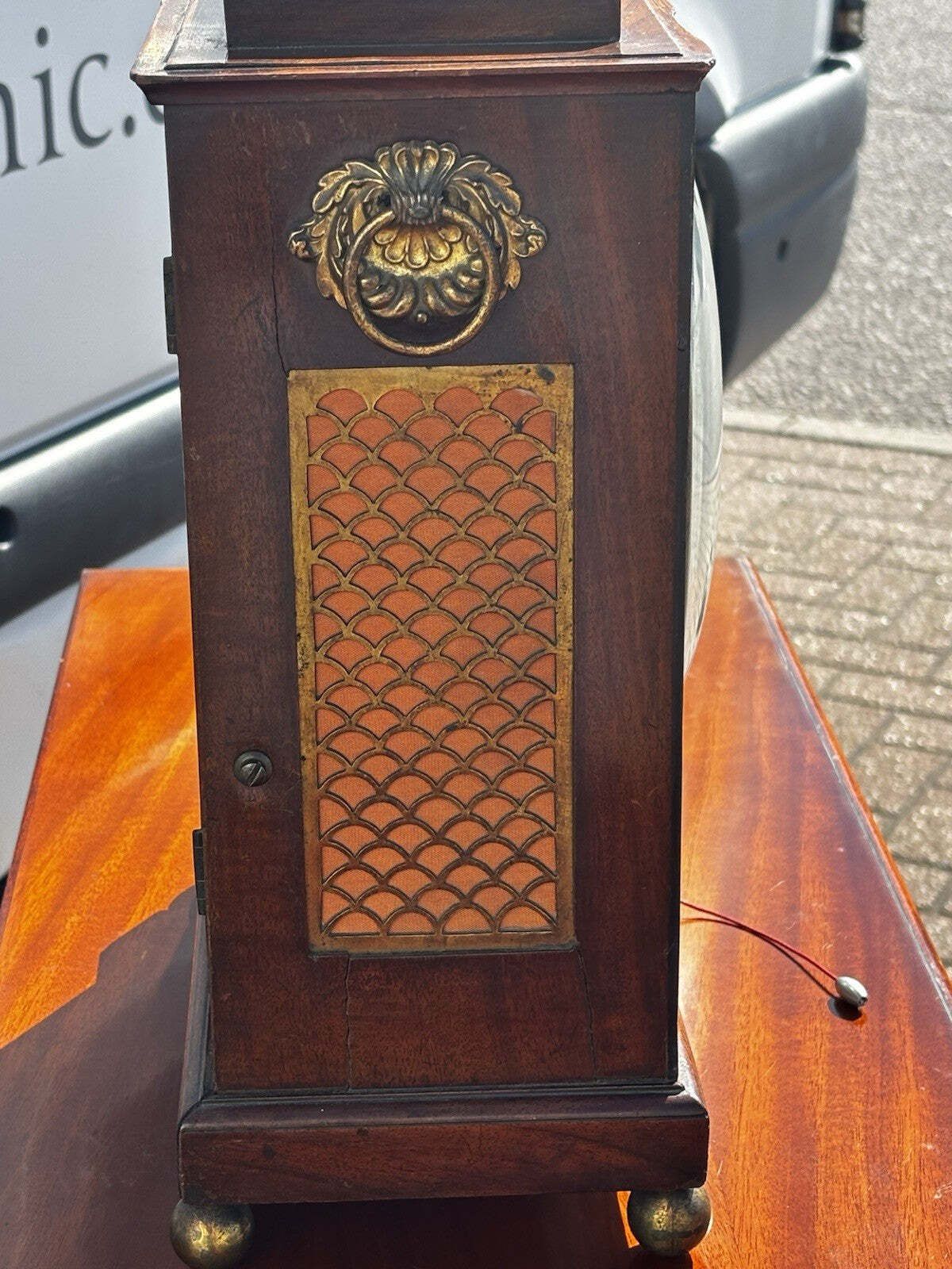 Regency Mahogany Fusee Bracket Clock , Circa 1820, By Alex Mitchell Of Glasgow. photo vinterior