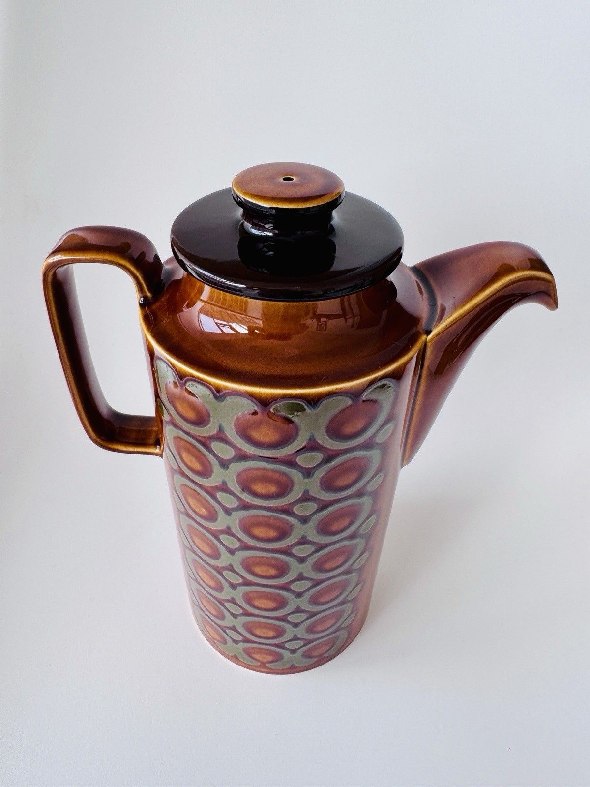 1970’s John Clappison Hornsea Brontë Coffee Pot, Tea Storage Jar & Salt Shaker photo vinterior