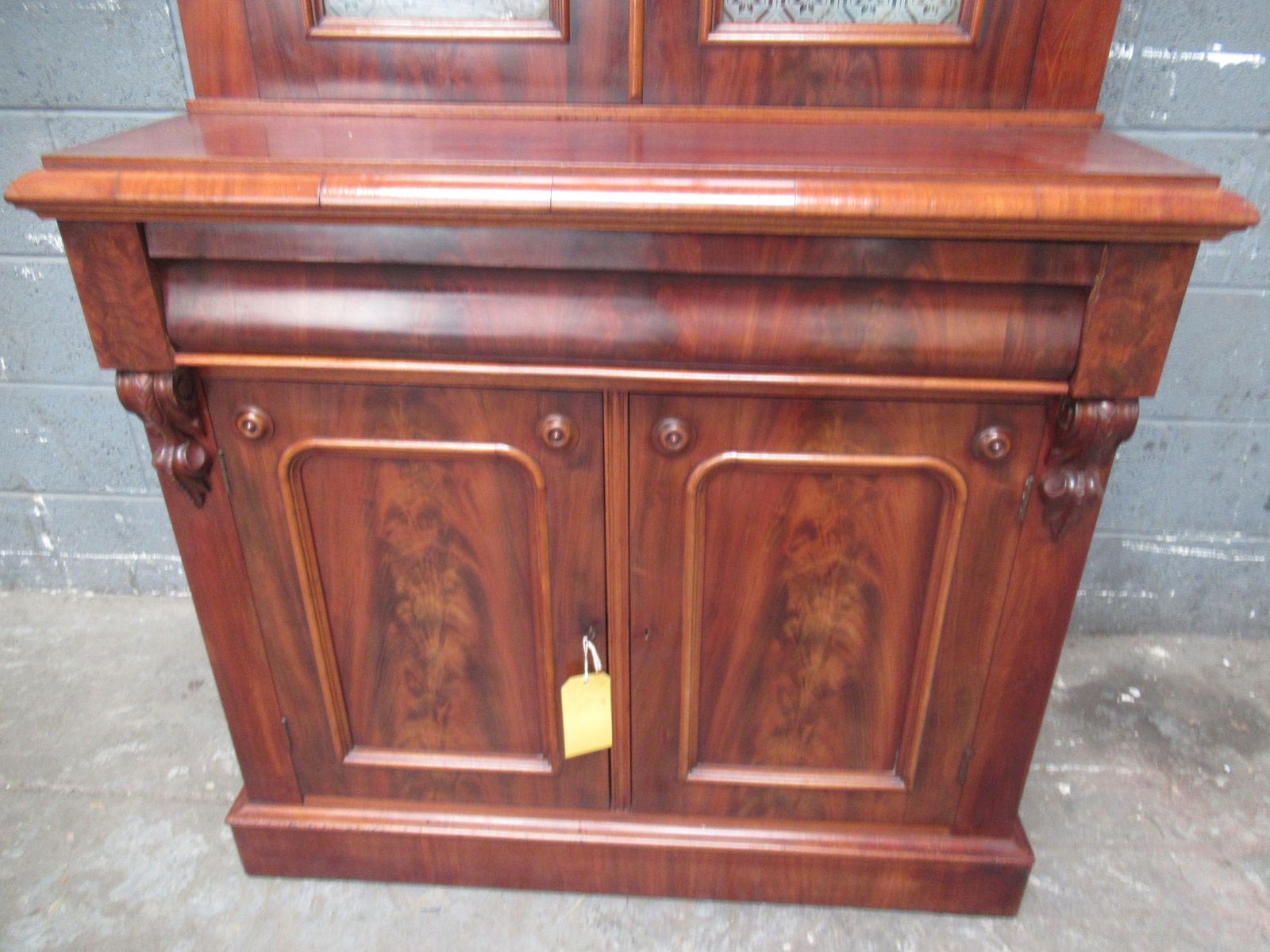 Tall Victorian    1870s  Mahogany Bookcase photo buy