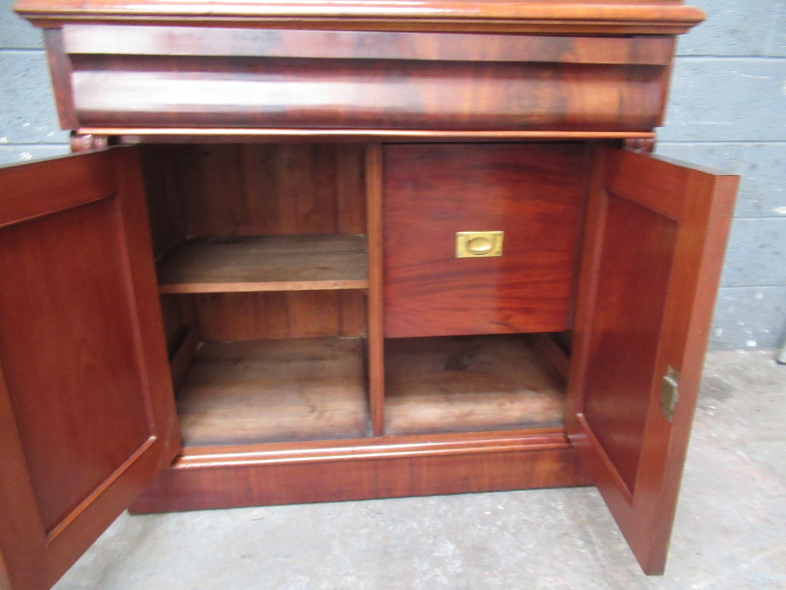 photo furniture Tall Victorian    1870s  Mahogany Bookcase