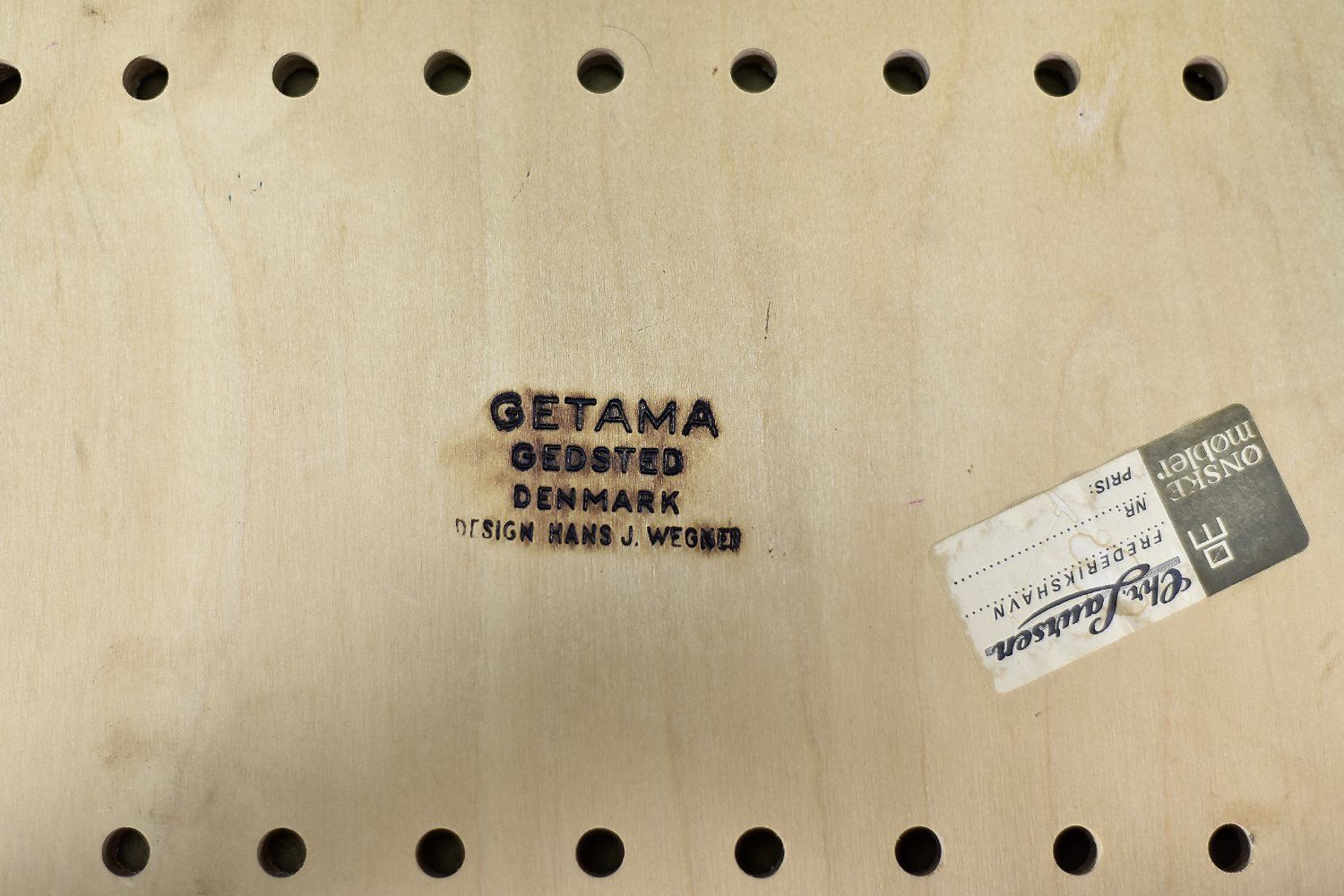 Meubels Mid-Century Modern Deense Eikenhouten Stoelen van Hans J. Wegner voor Getama, jaren 1960, Set van 4 photo