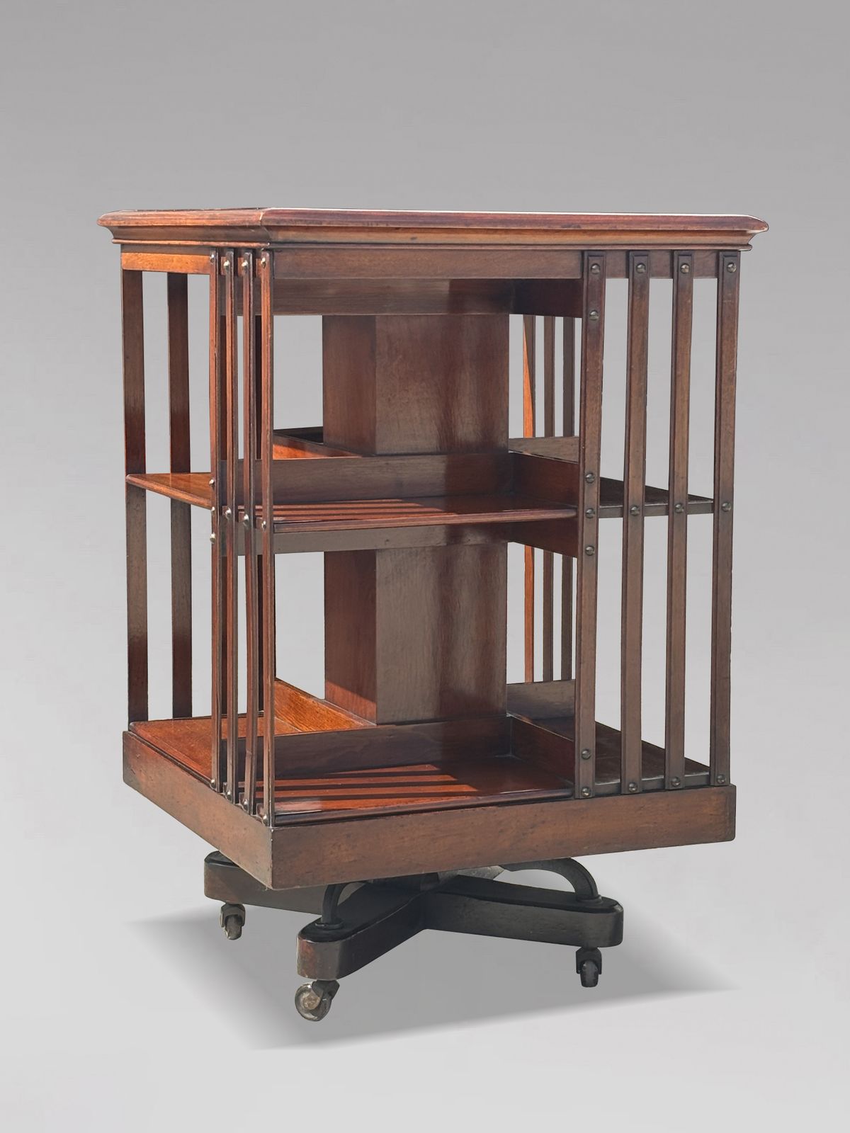 19th Century Victorian Period Mahogany Revolving Bookcase photo 2900.0