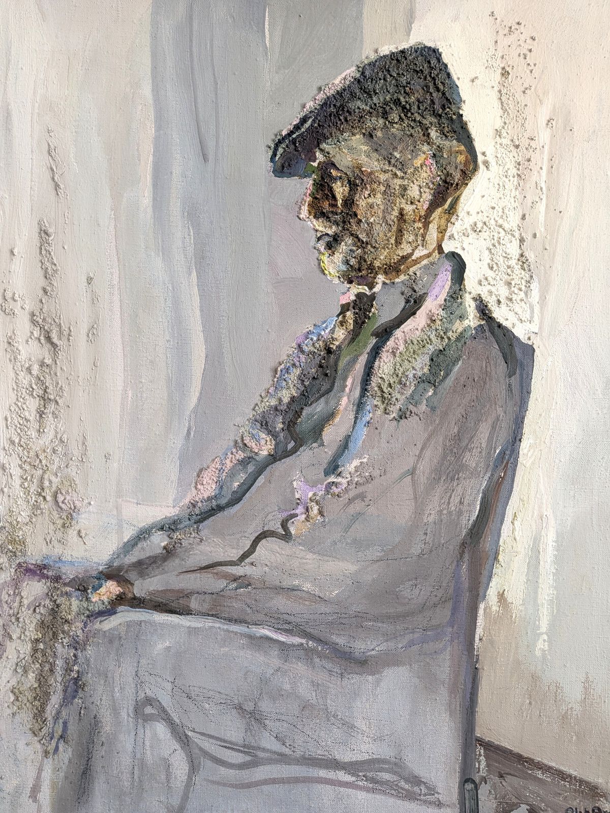 The Gentleman, olieverfschilderij, midden 20e eeuw photo buy