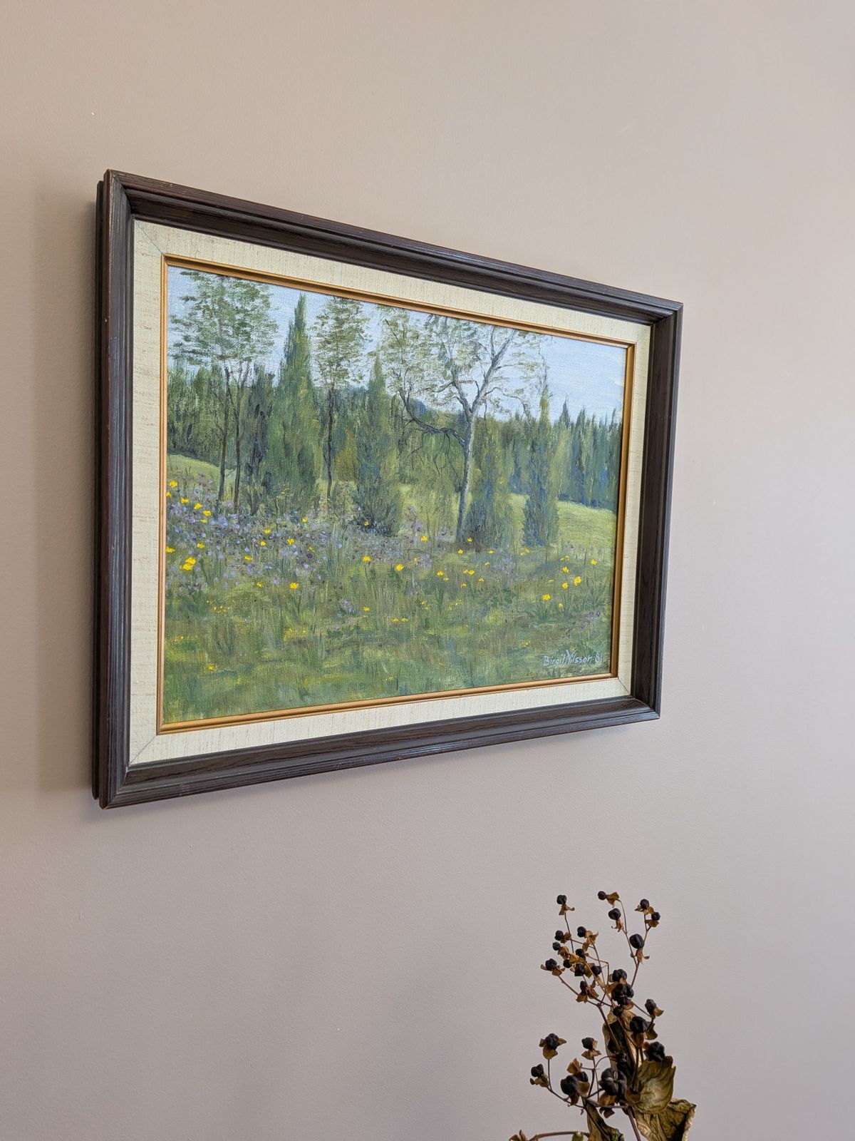 Wildflower Meadow . Oil Painting photo for sale