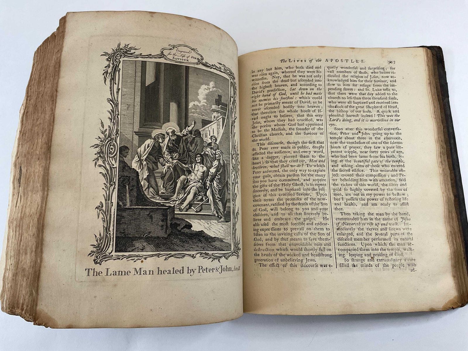 photo buy Antiek boek The Life Of Our Blessed Lord And Saviour, Jesus Christ door Rev. John Fleetwood, editie 1767.
