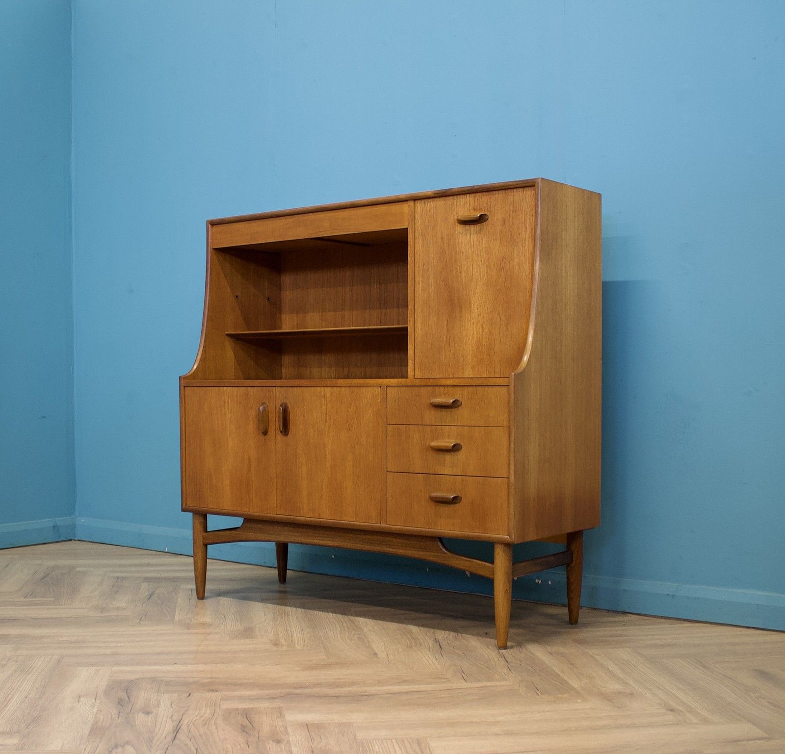 Mid Century Highboard Sideboard Drinks Cabinet From G Plan, 1960s #1822 photo Furniture