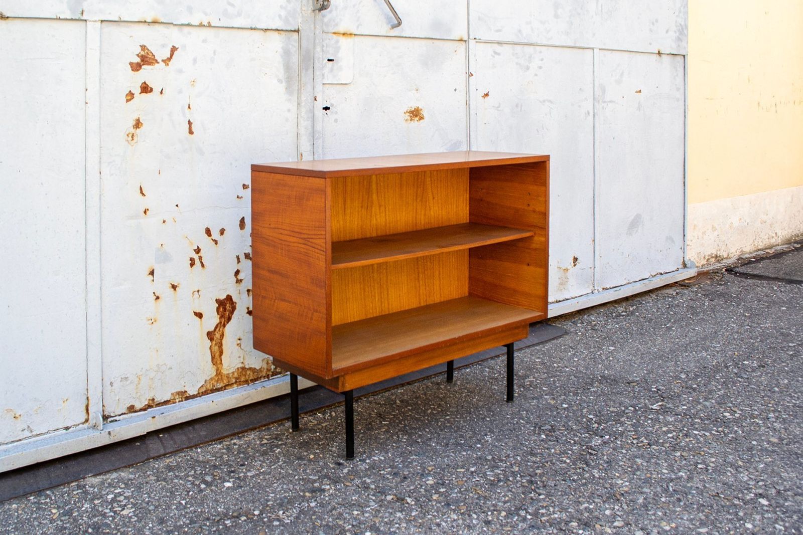 Sideboard In Wood And Iron By Leonardo Fiori For Isa Bergamo, Italy, 1950s