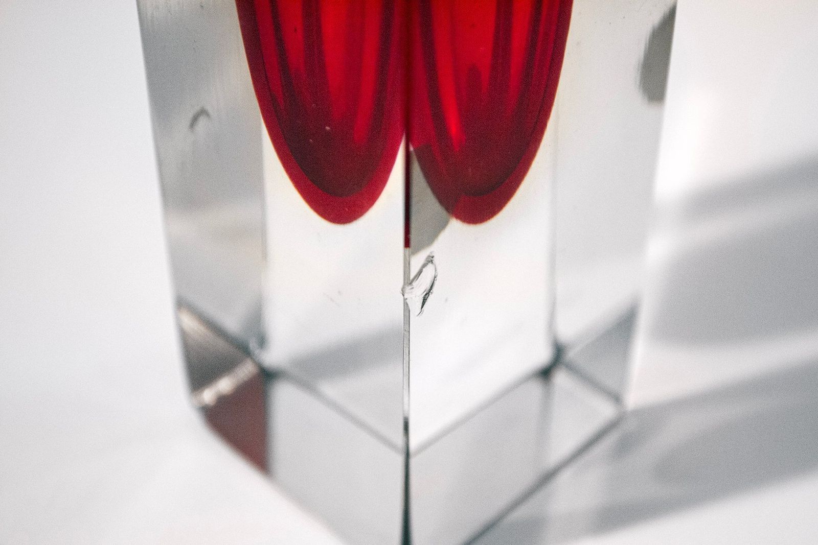 Sommerso Vases In Murano Glass By Flavio Poli, 1970s, Set Of 4 photo vintage