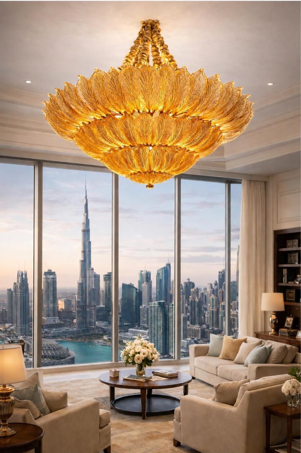 Spectacular Venetian Murano Ceiling Light photo furniture