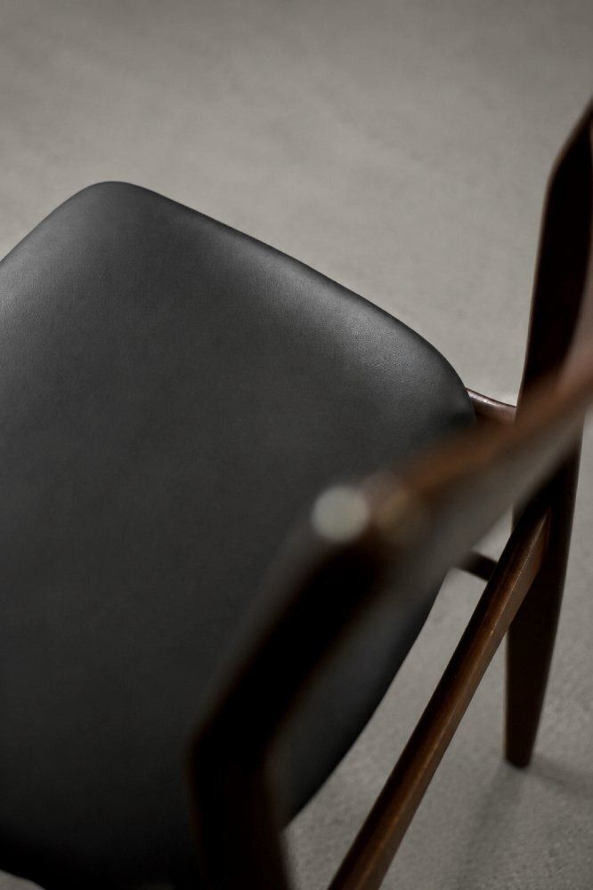 photo for sale Mid-Century Scandinavian Modern eetkamerstoelen in beuk en palissander, jaren 1960, set van 4