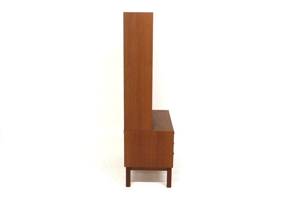 Bibliothèque scandinave en teck, Suède, 1960 photo for sale