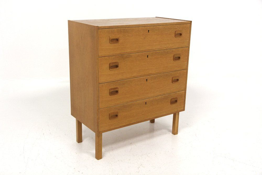 Scandinavian Oak Chest Of Drawers, Sweden, 1960 photo furniture