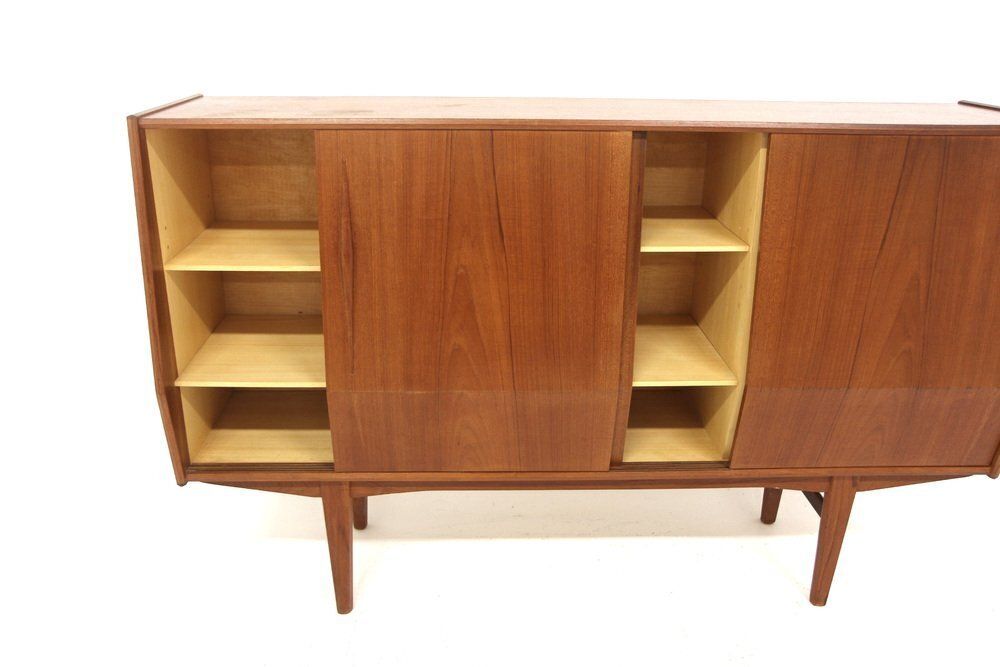 Buffet scandinave en teck, Suède, 1960 photo Mobilier