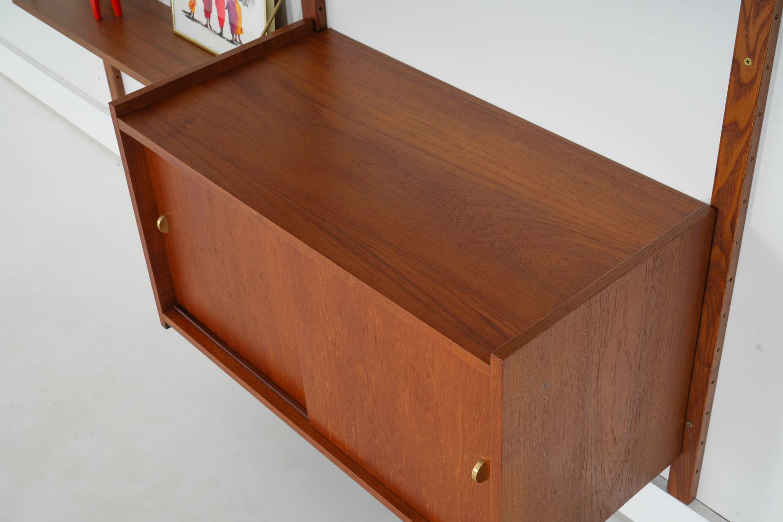 Teakhouten modulaire kast, Deens design, jaren 1960, gemaakt in Denemarken photo buy
