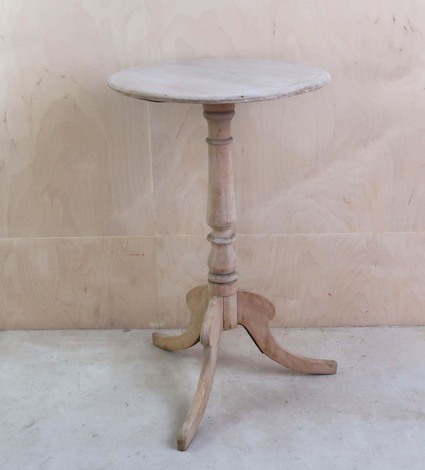 Small Antique Bleached Gustavian Style Round Side Table. English, Circa 1850 photo furniture