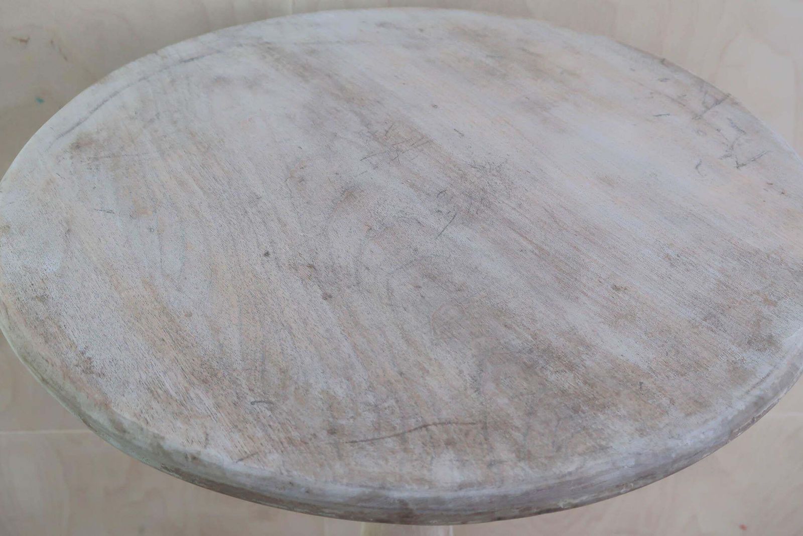 Small Antique Bleached Gustavian Style Round Side Table. English, Circa 1850 photo Furniture