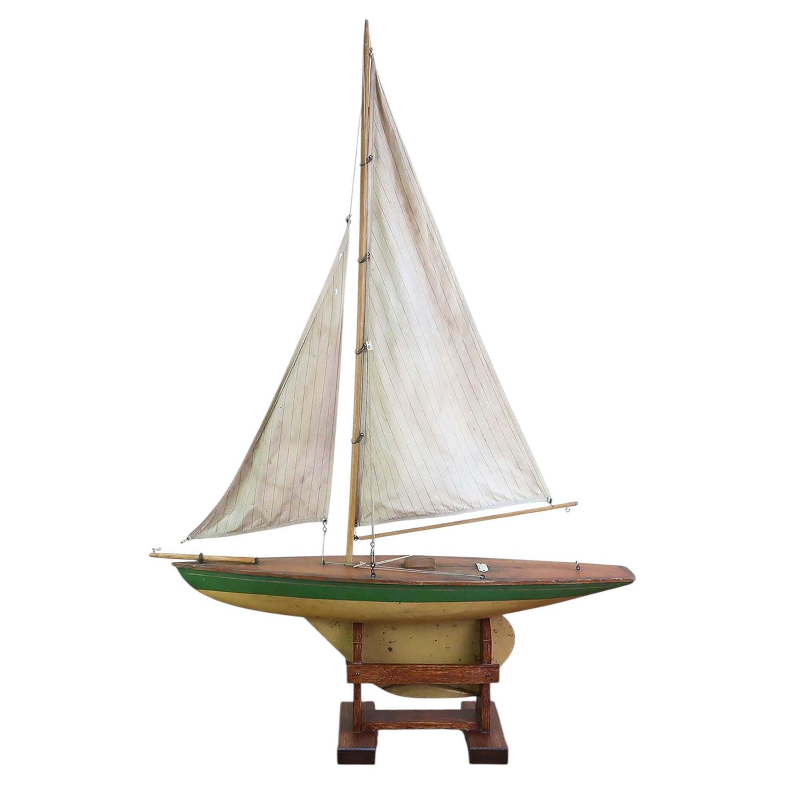 Vintage Iona vijverjacht " Fame ". Schotland, ca. jaren 1930