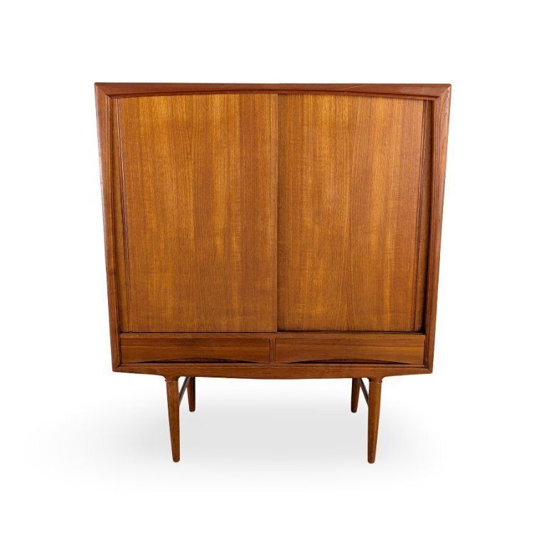 Axel Christensen Teak Mid-Century Cabinet Aco Møbler Highboard