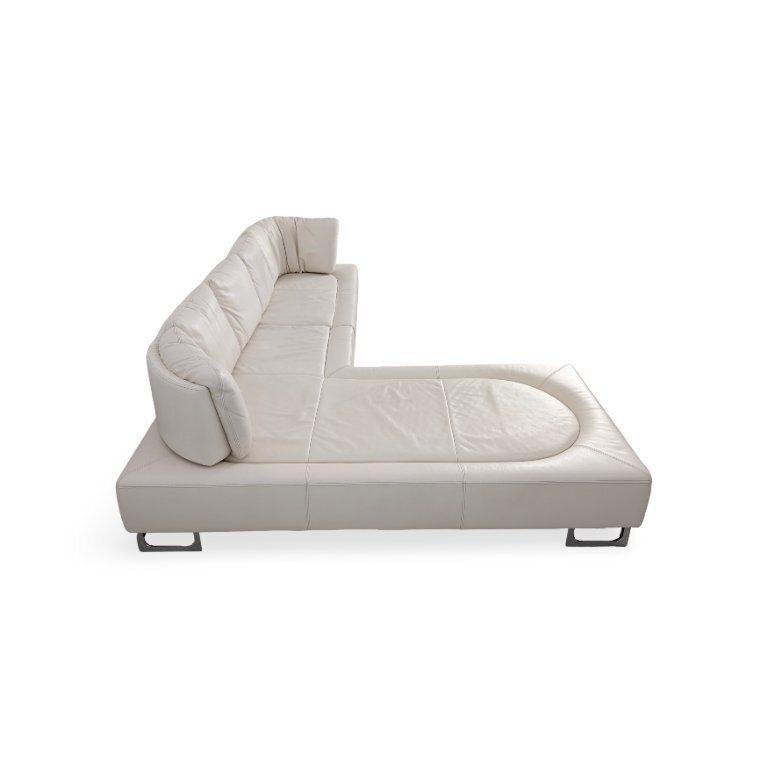 Canapé d'angle modulable De Sede DS 165 en cuir crème photo 11934.0