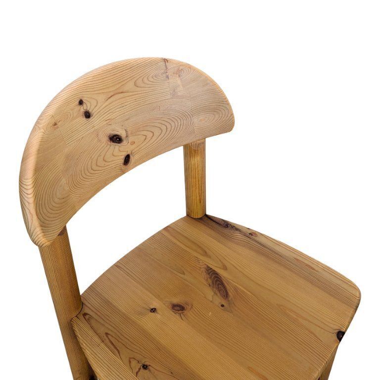 Set Of 4 Rainer Daumiller Chairs, Mid Century Style, Pine, Vintage photo vinterior