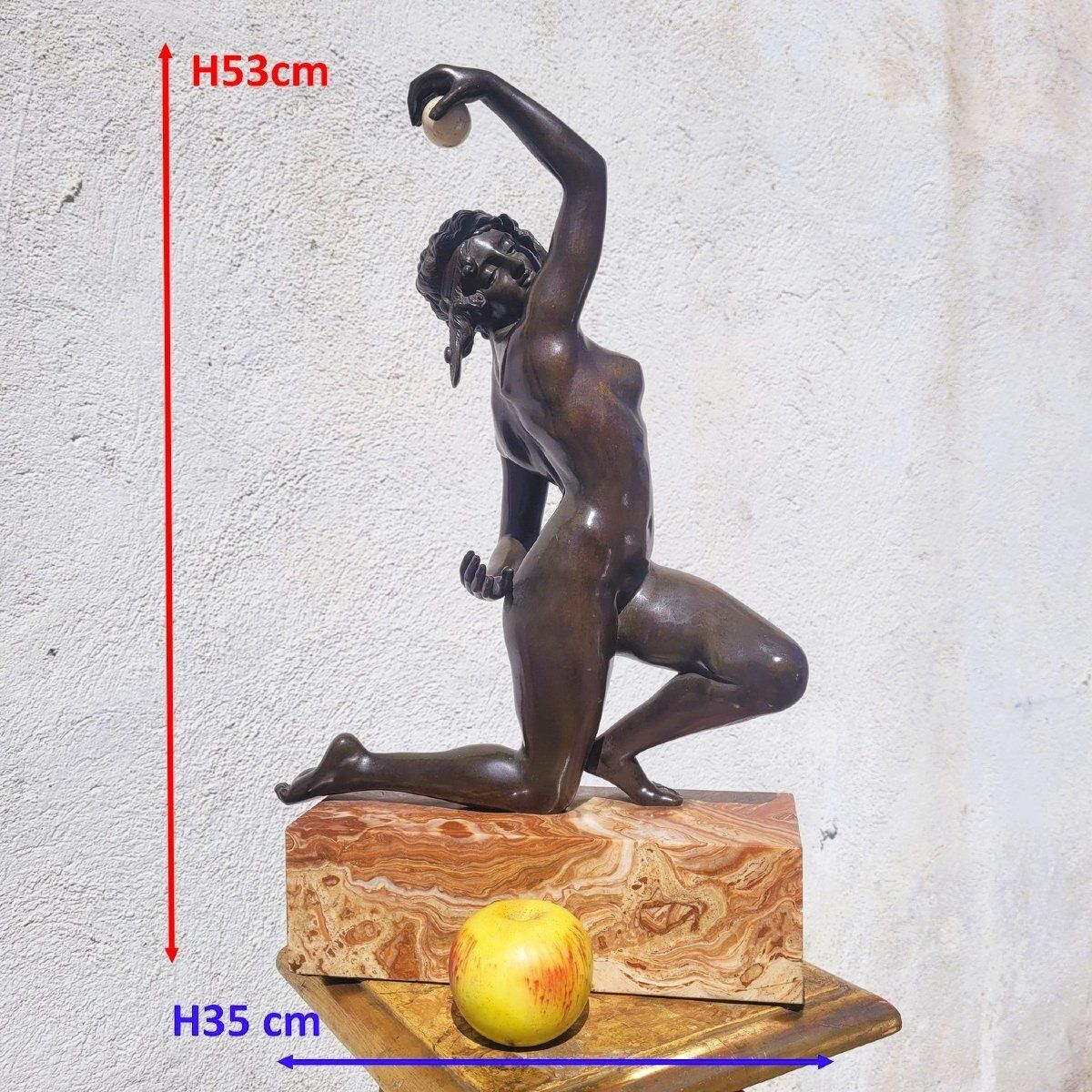 A Gory, "Dancer With A Bronze Ball," Art Deco, 20th Century photo furniture