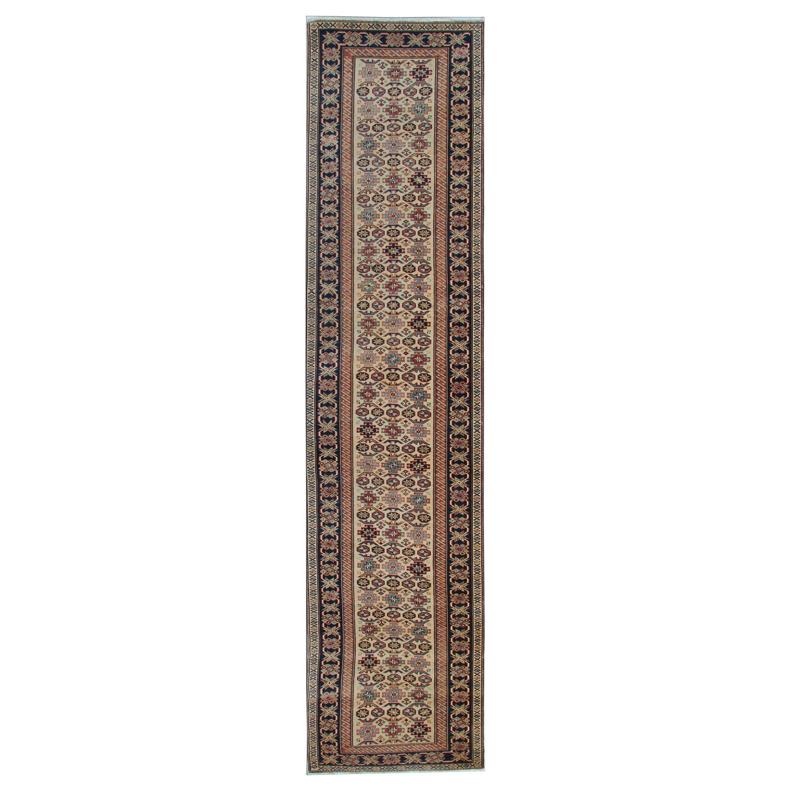 Tapis de couloir Kazak moderne, tapis d'escalier fait main