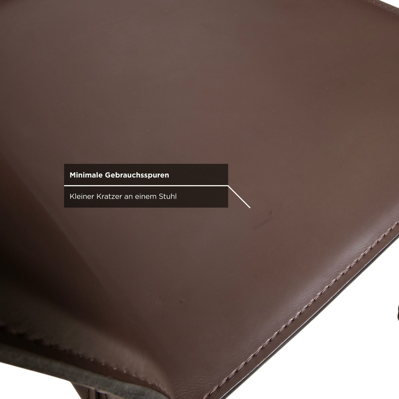 Lot de 6 chaises Cassina Cab 412 en cuir, marron photo buy
