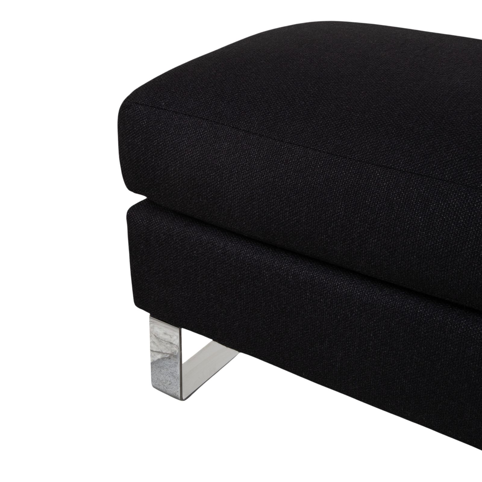 Tabouret Erpo CL 500 en tissu texturé noir photo 1005.0