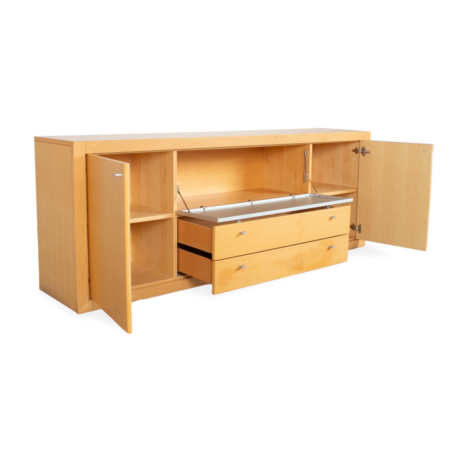 Buffet Hülsta Xelo en bois, brun/brun clair photo for sale