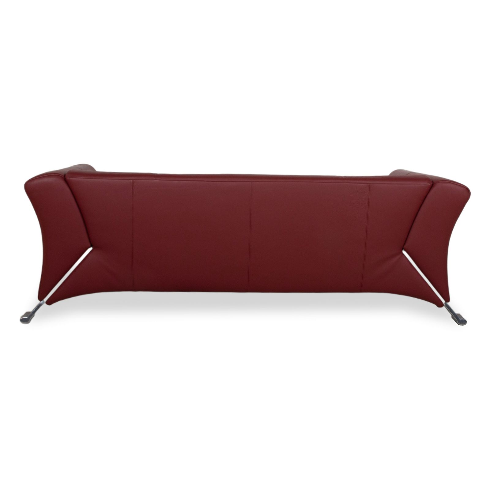Mobilier Canapé 3 places Rolf Benz 322 en cuir rouge photo